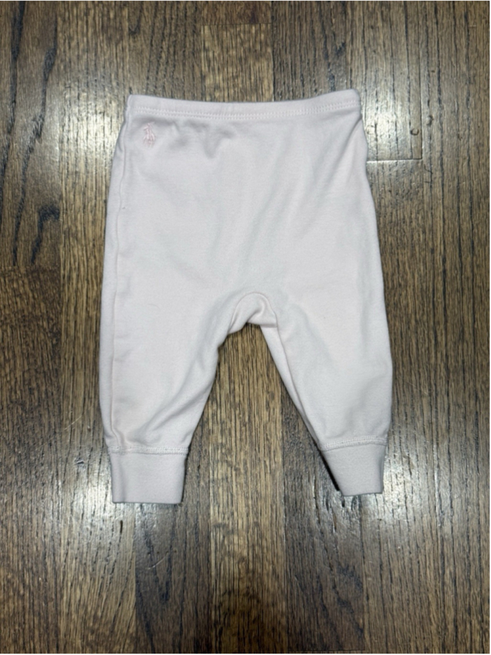 Ralph Lauren Baby Pink Knit Pants 6M | Classic Preppy